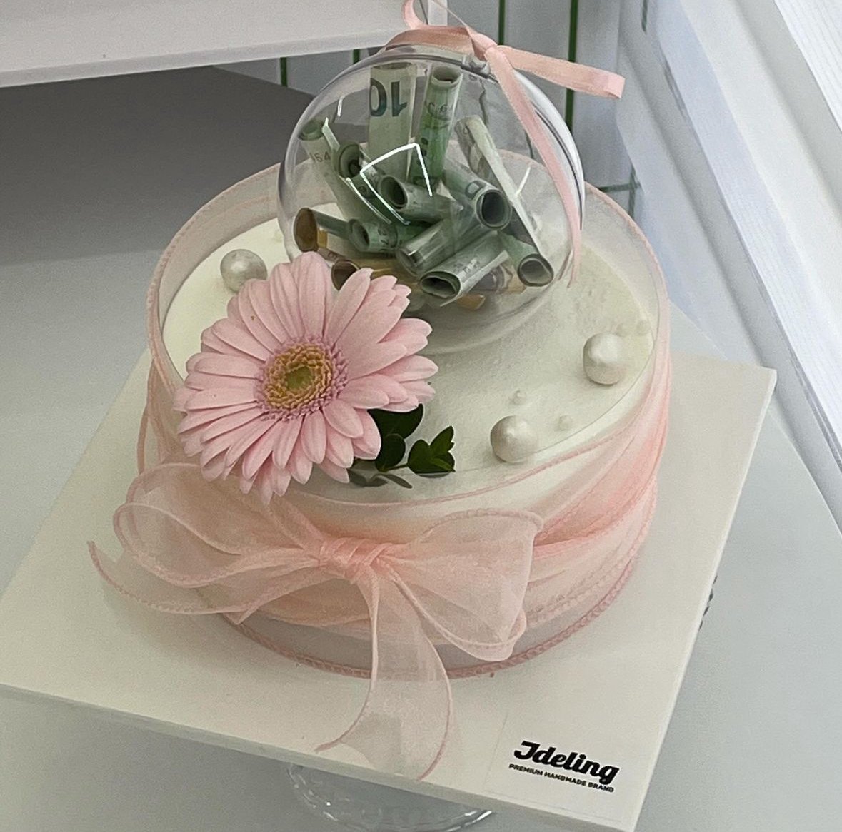 생화용돈볼케이크