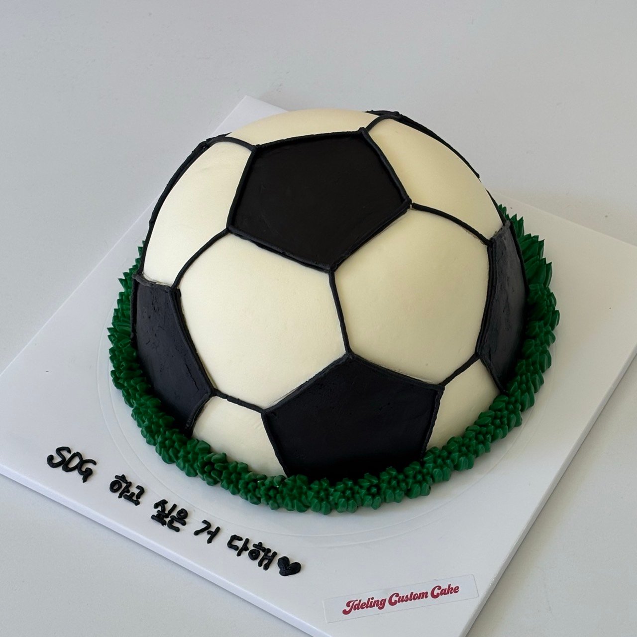축구공케이크